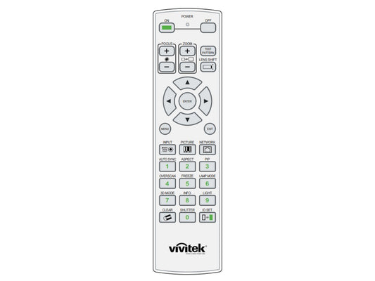 VIVITEK 5041844600, 5041824900 Original Fernbedienung - Bild 1