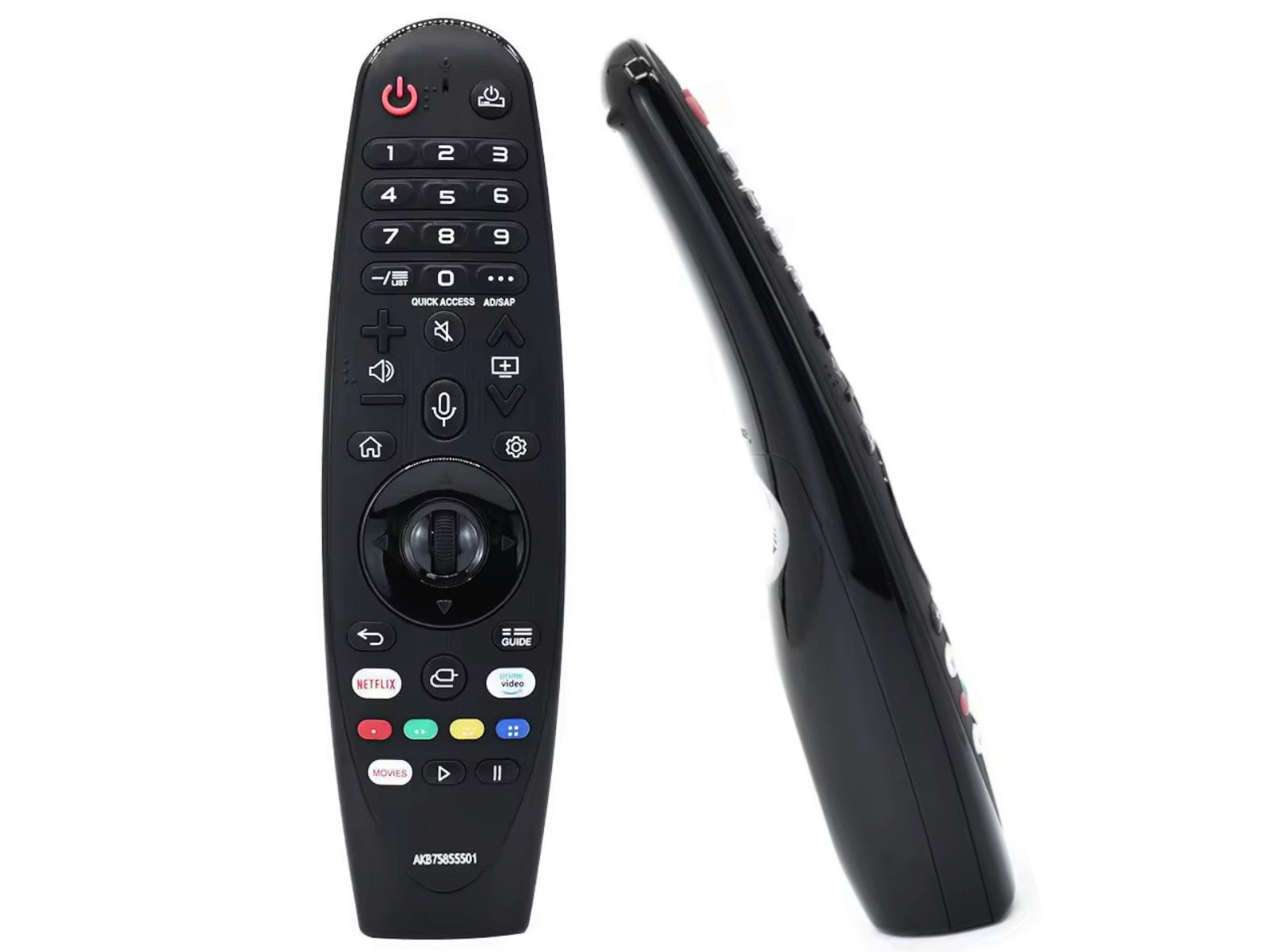 azurano Magic Remote AN-MR20GA, AKB75855501 Fernbedienung für 2020 LG OLED NanoCell 4K-UHD Smart TV mit Sprachsteuerung, Mausfunktion, Direktasten für Netflix, Amazon Video & Rakuten-TV (Movies) - Bild 1
