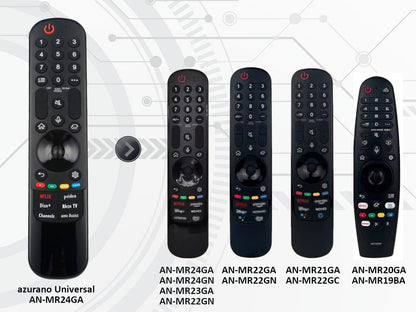 azurano Fernbedienung für LG AN-MR24GA, AKB76045003, Magic Voice Mouse Remote, OLED NanoCell QNED - Bild 7