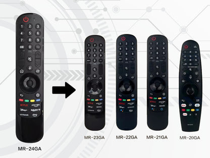 azurano Fernbedienung für LG AN-MR24GA, MR24GA, AKB76045003, Magic Voice Mouse Remote, OLED NanoCell QNED - Bild 6