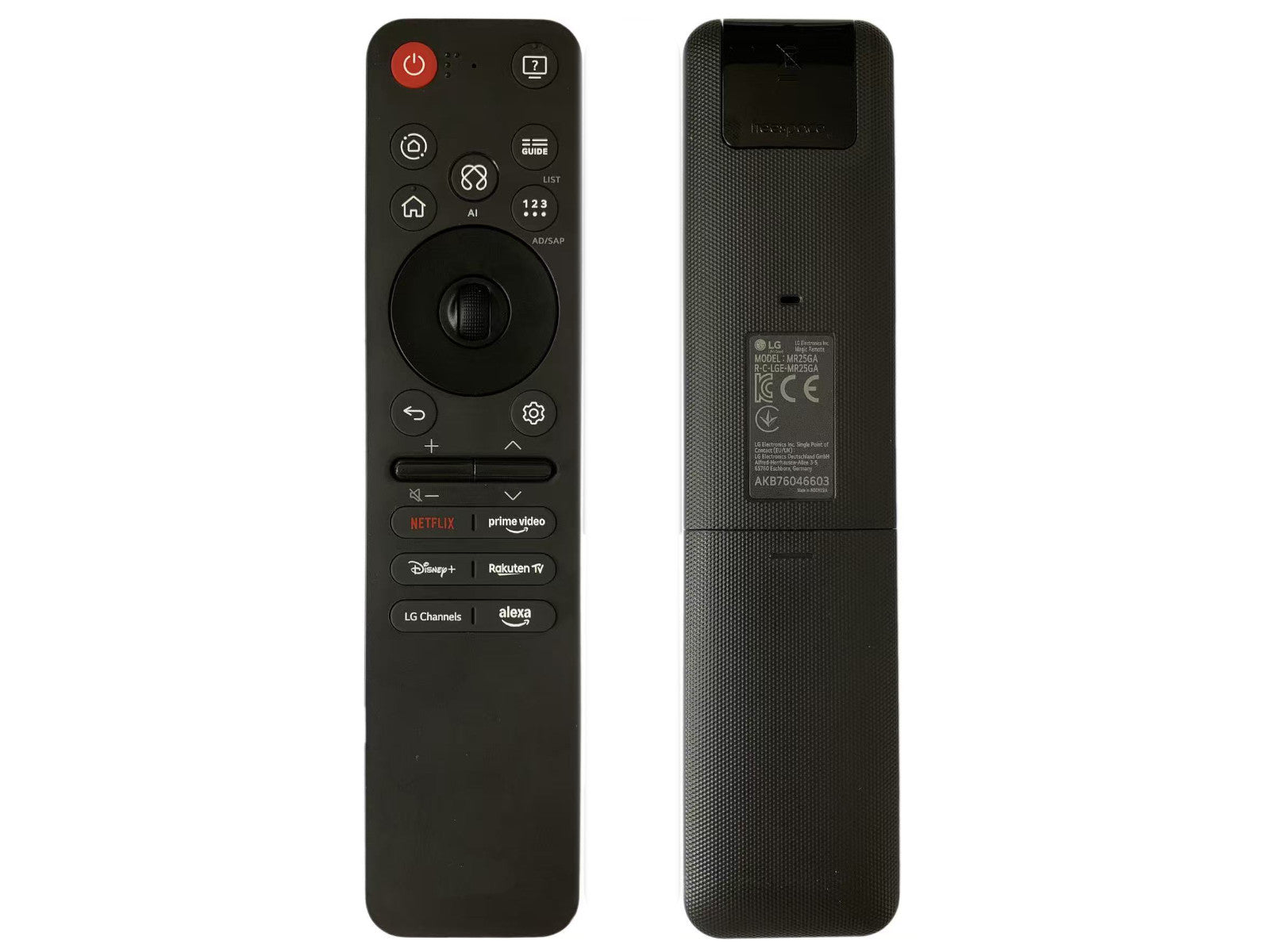 azurano Fernbedienung für LG MR25GA, AKB76046603, AI Magic Alexa Voice Remote, OLED NANO QNED UA - Bild 1