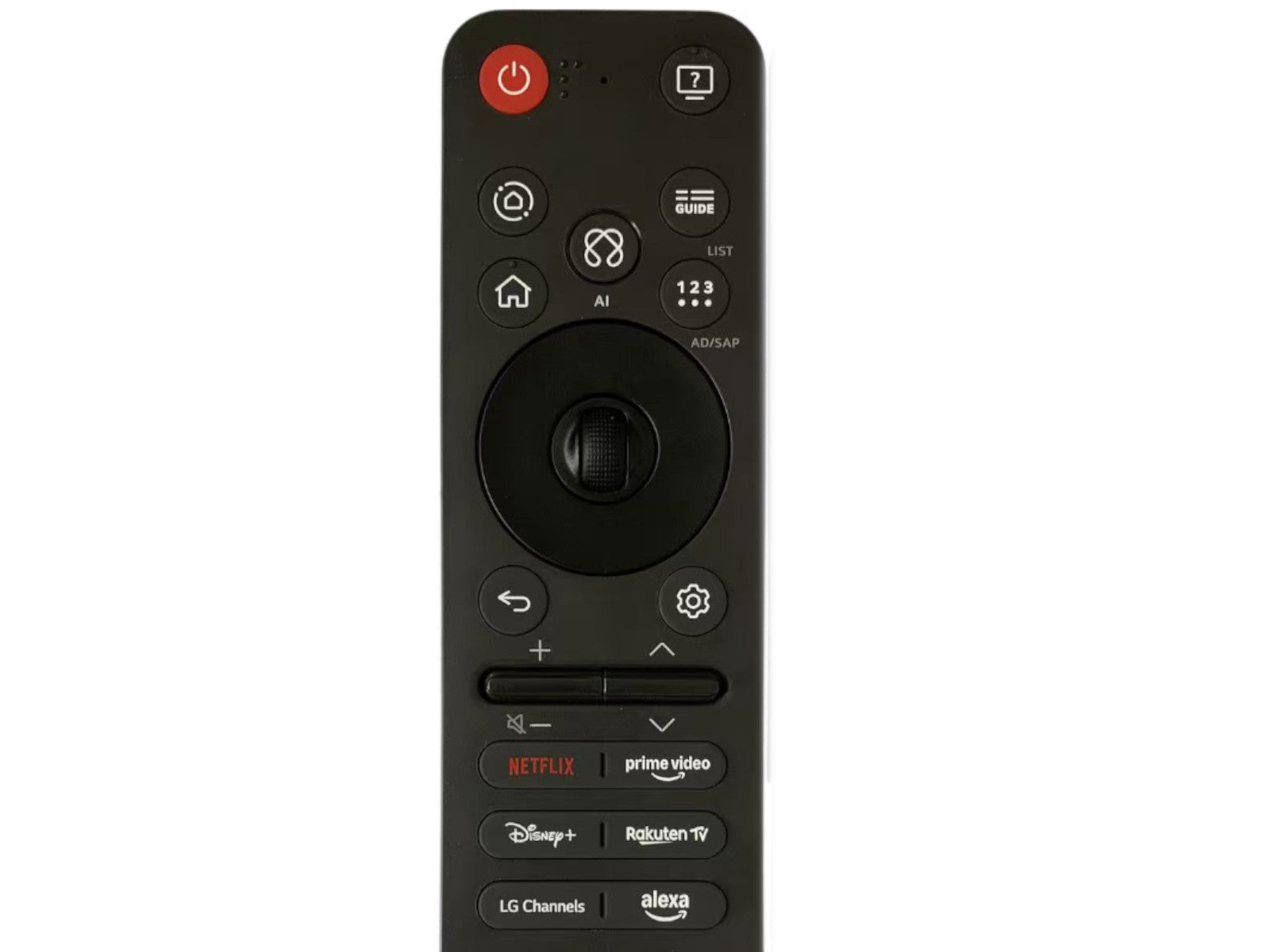 azurano Fernbedienung für LG MR25GA, AKB76046603, AI Magic Alexa Voice Remote, OLED NANO QNED UA - Bild 4