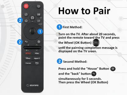 azurano Fernbedienung für LG Magic Voice Remote MR25GA AKB76046603 – Bild 5