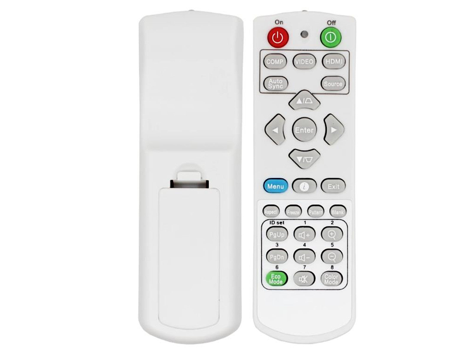 azurano Fernbedienung für VIEWSONIC A-00010005, A-00010188, A-00010313, 5F.262J3.061, Q-3101 - Bild 1