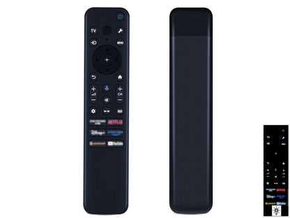 azurano Fernbedienung für SONY RMF-TX920U, 101955411, RMF-TX820U, 101955911, Voice remote, backlight, Battery – Bild 1