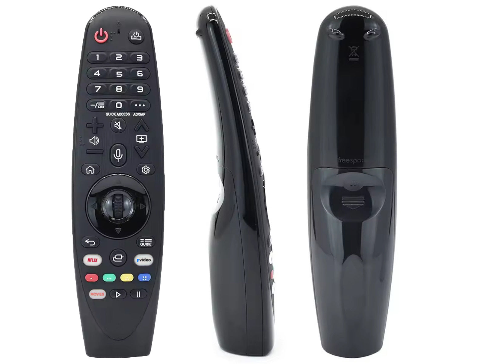 azurano Fernbedienung Magic Remote AN-MR19BA, AKB75635301 für 2019 LG Smart TV mit Sprachsteuerung, Mausfunktion, Direktasten für Netflix, für Prime , für Rakuten-TV (Movies) - Bild 5