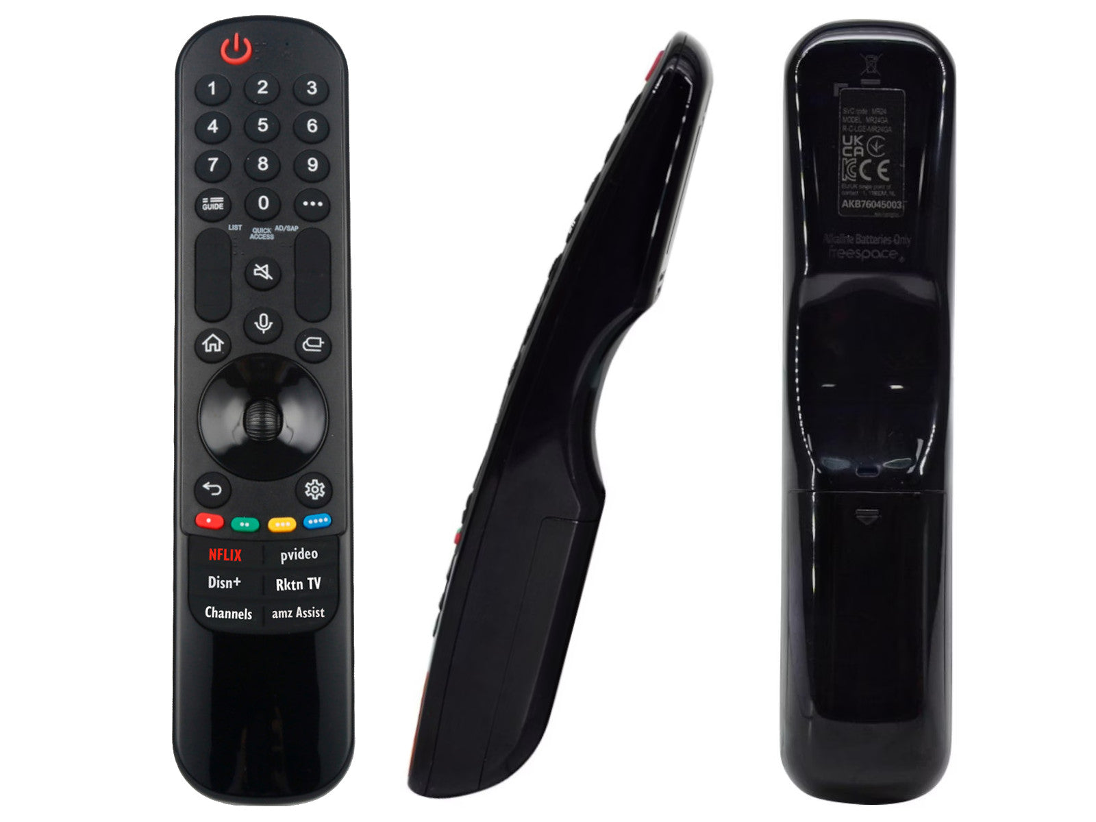 azurano Universal Fernbedienung für alle LG Magic Remote 2024 - 2015 OLED NanoCell QNED 8K 4K UHD HD TV - OHNE Maus & Sprache - MR24GA MR23GA MR22GA & GN MR21GA MR20GA MR19BA MR18BA MR650A MR650 MR600 - Bild 1