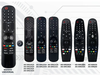 azurano Universal Fernbedienung für alle LG Magic Remote 2024 - 2015 OLED NanoCell QNED 8K 4K UHD HD TV - OHNE Maus & Sprache - MR24GA MR23GA MR22GA & GN MR21GA MR20GA MR19BA MR18BA MR650A MR650 MR600 - Bild 2