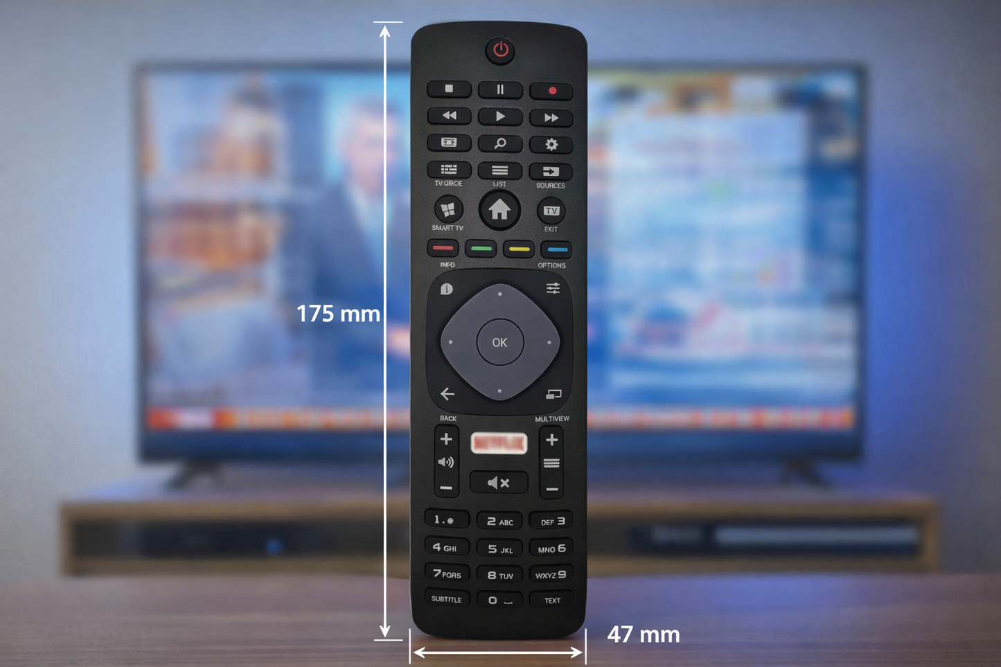 azurano Fernbedienung für PHILIPS 996596003606 - Bild 3