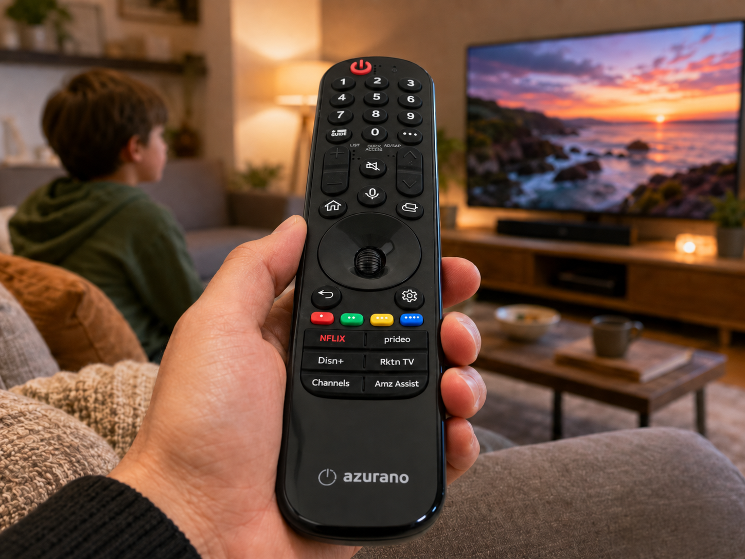 azurano Fernbedienung für LG Universal Magic remote, AN-MR24GA, MR23GA, MR22GA, MR21GA, MR20GA Voice Mouse, OLED NanoCell QNED - Bild 4