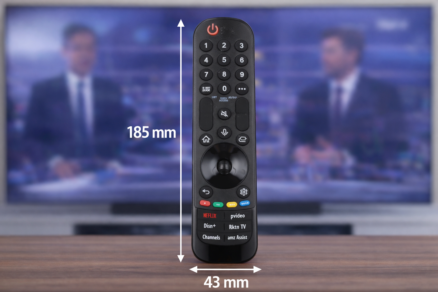 azurano Fernbedienung für LG AN-MR24GA, AKB76045003, Magic Voice Mouse Remote, OLED NanoCell QNED - Bild 3