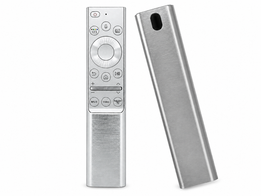 azurano Fernbedienung für SAMSUNG BN59-01311B, BN59-01327B, BN59-01328A, BN59-01346B, TM1990C, RMCRMT1AP1, Sprachfernbedienung mit Metall Gehäuse für QE GQ 4K QLED Series - Bild 1