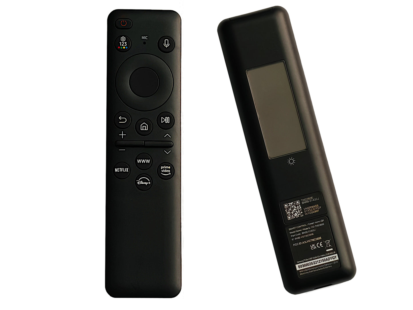 azurano Fernbedienung für SAMSUNG BN59-01432J, BN59-01432A, BN59-01455C, VOICE, SOLAR, USB-C - Bild 1