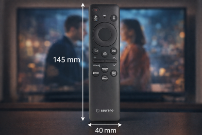 azurano SOLAR / USB-C Fernbedienung für SAMSUNG BN59-01455E BN59-01455A BN59-01455C / BN59-01432A BN59-01432D BN59-01439A TM2360E - CU8000 Q60C Q70C QN900C Q80C QN85C QN90C S90C - mit  Sprachfunktion - Bild 3