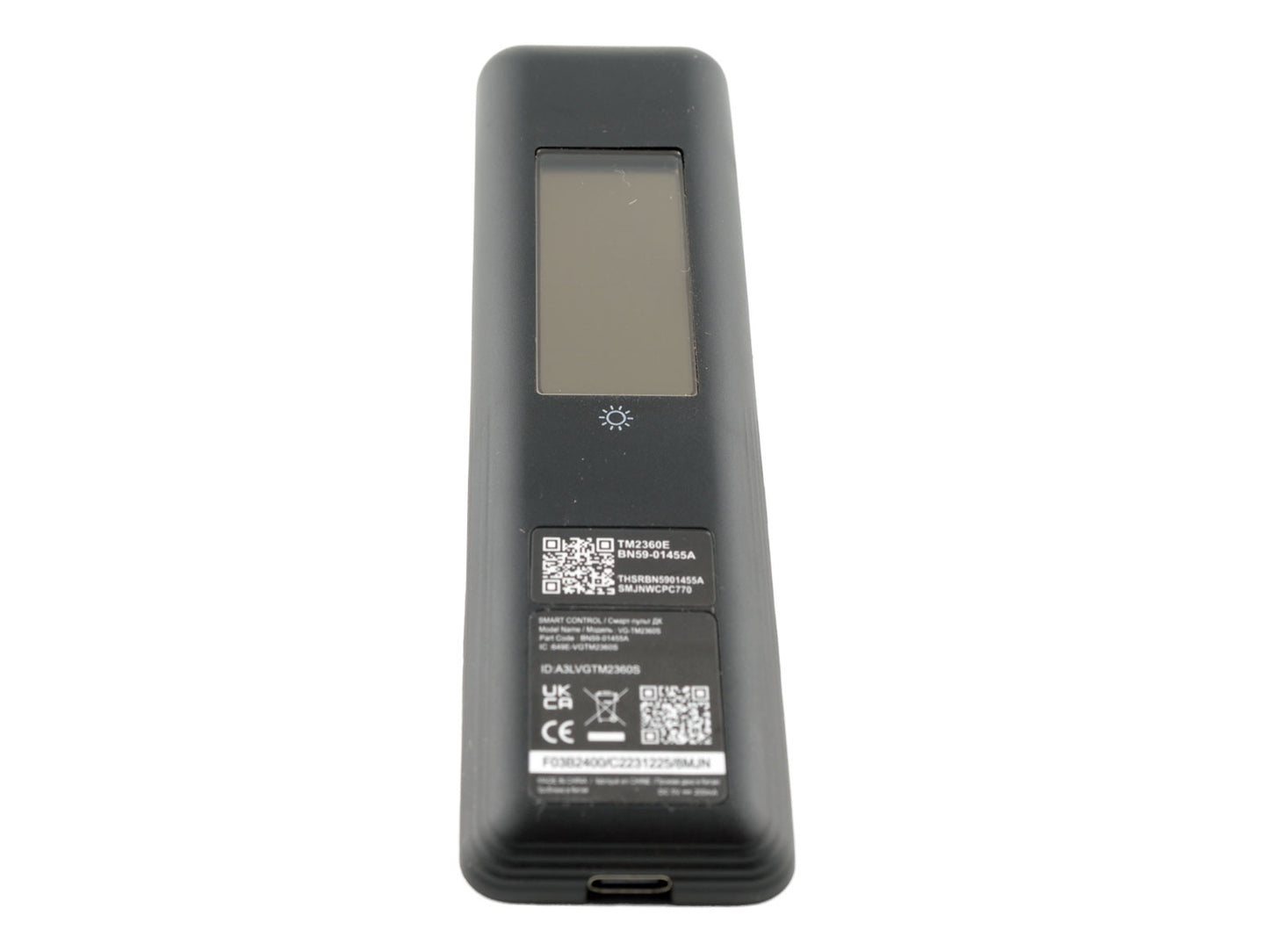 azurano SOLAR / USB-C Fernbedienung für SAMSUNG BN59-01455E BN59-01455A BN59-01455C / BN59-01432A BN59-01432D BN59-01439A TM2360E - CU8000 Q60C Q70C QN900C Q80C QN85C QN90C S90C - mit  Sprachfunktion - Bild 6