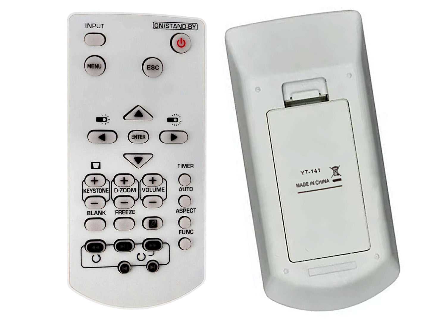 azurano Fernbedienung für CASIO YT-141, 10534055, SUB YT-140, 10480103, 10522118 - Bild 1