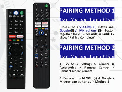 azurano Fernbedienung für SONY RMF-TX621E, 100994912, SUB RMF-TX611E, 100994911, VOICE & backlight - Bild 8