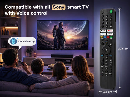 Universal Sprach Fernbedienung für alle SONY Smart TV mit Sprachsteuerung – Bild 4