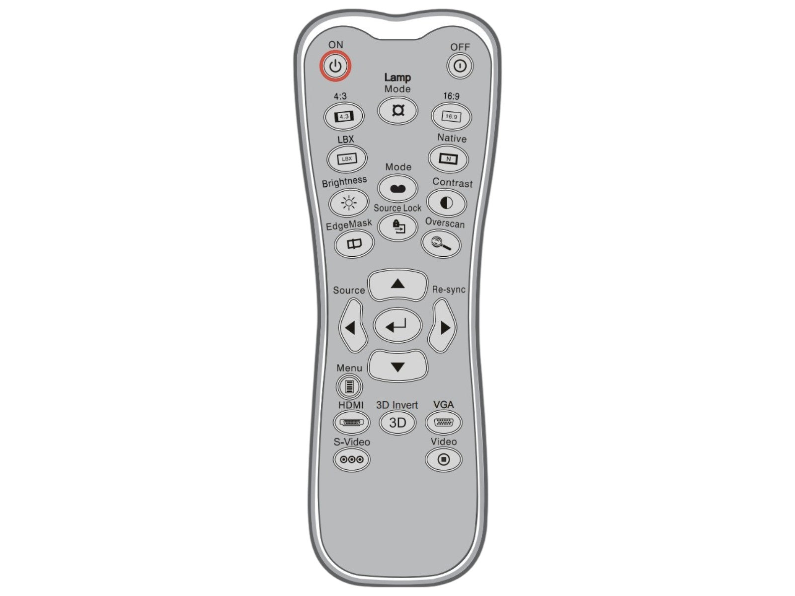 OPTOMA Fernbedienung BR-3053B original - Bild 1