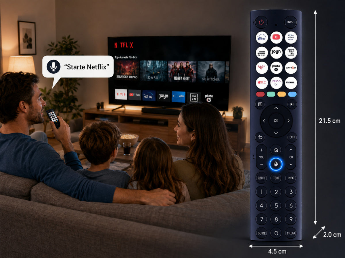 azurano Fernbedienung für HISENSE ERF2M36H HT336860 Voice – Bild 3