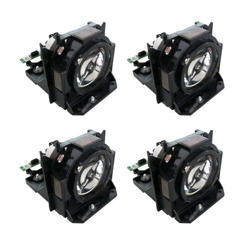 codalux Beamerlampe für PANASONIC ET-LAD12KF, ET-LAD12000F (4 LAMPS SET) verkauft und kompatibel mit  Lampe mit Gehäuse - Bild 1