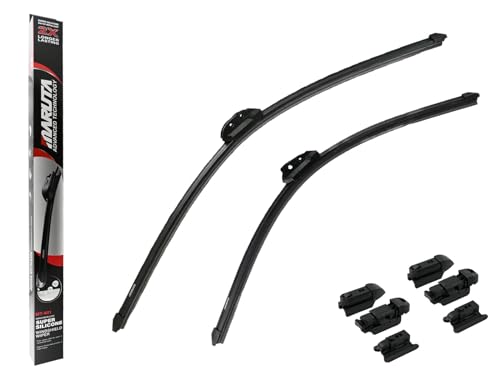 MARUTA Lotus Perl-Effekt Scheibenwischer SET 700 mm / 600 mm - universal - vorne, Aero-dynamik optimierte Wischerblätter aus exklusiver Silikon / Gummimischung (made in Japan) - Bild 10
