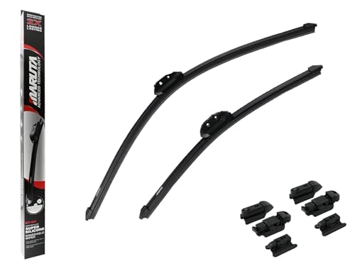 MARUTA Lotus Perl-Effekt Scheibenwischer SET 650 mm / 400 mm - universal - vorne, Aero-dynamik optimierte Wischerblätter aus exklusiver Silikon / Gummimischung (made in Japan) - Bild 10