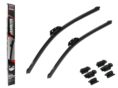 MARUTA Lotus Perl-Effekt Scheibenwischer SET 525mm / 475mm (530mm/475mm) - universal - vorne, Aero-dynamik optimierte Wischerblätter aus exklusiver Silikon / Gummimischung (made in Japan) - Bild 10