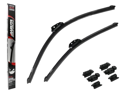 MARUTA Lotus Perl-Effekt Scheibenwischer SET 550 mm / 475 mm - universal - vorne, Aero-dynamik optimierte Wischerblätter aus exklusiver Silikon / Gummimischung (made in Japan) - Bild 10