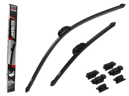 MARUTA Lotus Perl-Effekt Scheibenwischer SET 700 mm / 400 mm - universal - vorne, Aero-dynamik optimierte Wischerblätter aus exklusiver Silikon / Gummimischung (made in Japan) - Bild 10