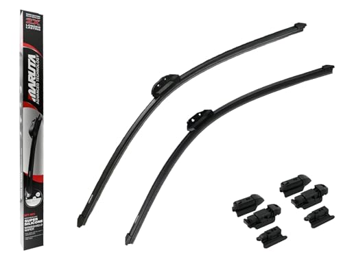 MARUTA Lotus Perl-Effekt Scheibenwischer SET 700 mm / 650 mm - universal - vorne, Aero-dynamik optimierte Wischerblätter aus exklusiver Silikon / Gummimischung (made in Japan) - Bild 10