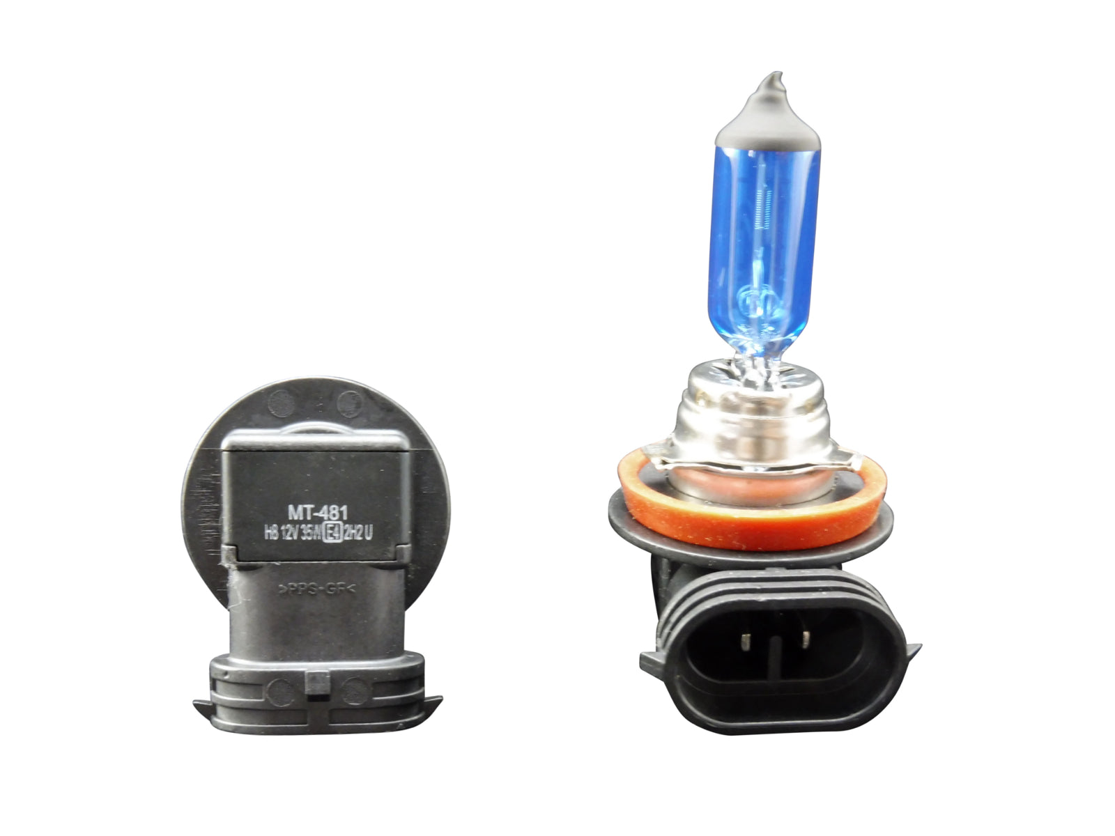 MARUTA SUPER WHITE H8 55W Halogenlampe für Nebelscheinwerfer, Tagfahrlicht, 5500K Xenon-Effekt, langlebige hochwertige Xenon-Gas Quarzglas Birne, ECE Prüfzeichen - Bild 4