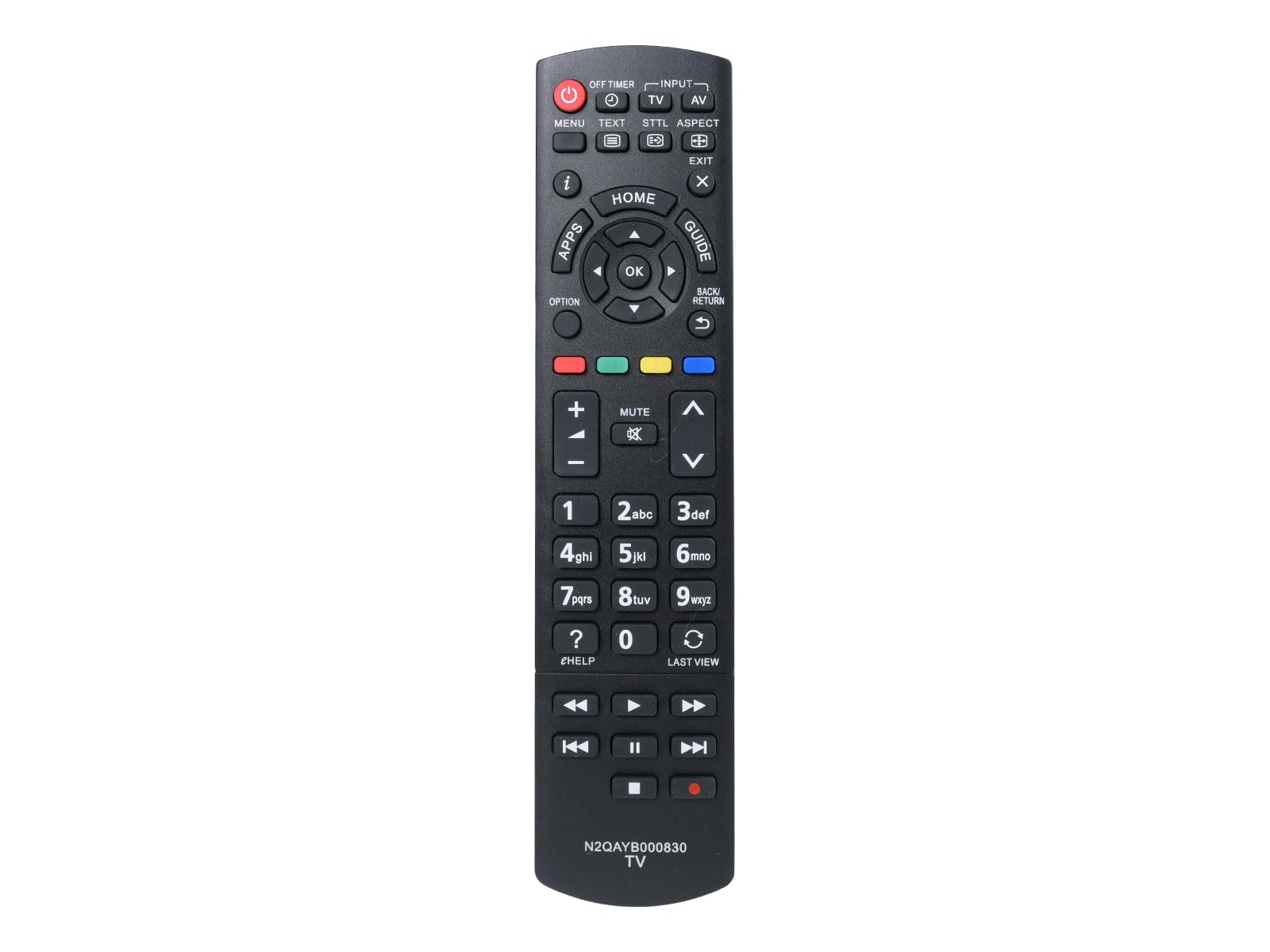 azurano Fernbedienung für PANASONIC N2QAYB000830 - Ersetzt auch N2QAYB000840 - Bild 9