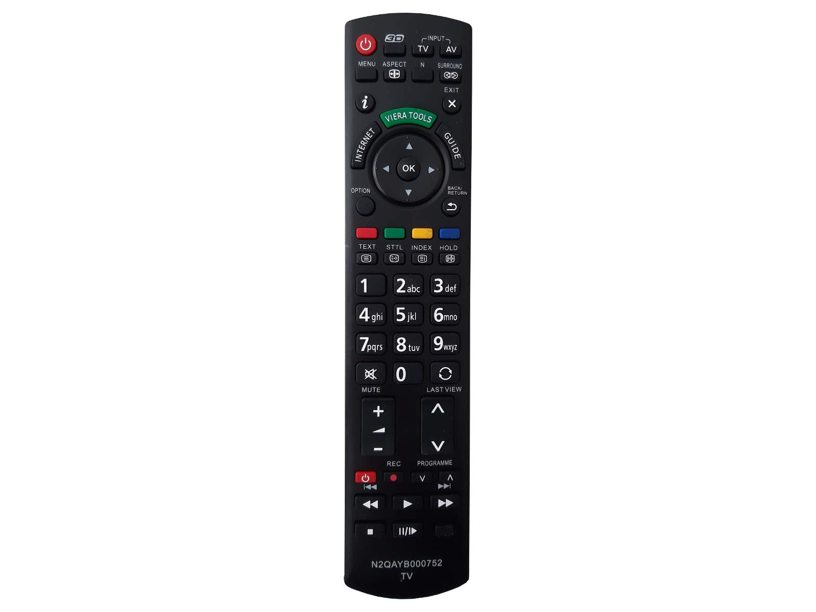 azurano Fernbedienung für PANASONIC N2QAYB000752 - Bild 6