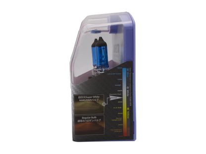 MARUTA SUPER WHITE 9006 / HB4 55W Halogenlampe für Abblendlicht, Fernlicht, 5500K Xenon-Effekt, langlebige hochwertige Xenon-Gas Quarzglas Birne, ECE Prüfzeichen - Bild 4