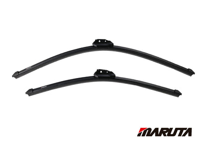 MARUTA Lotus Perl-Effekt Scheibenwischer SET 650 mm / 525mm (650mm/530mm) - universal - vorne, Aero-dynamik optimierte Wischerblätter aus exklusiver Silikon / Gummimischung (made in Japan) - Bild 8