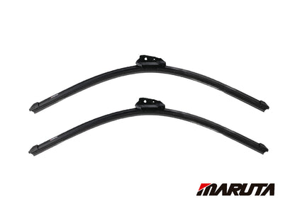 MARUTA Lotus Perl-Effekt Scheibenwischer SET 600 mm / 600 mm - universal - vorne, Aero-dynamik optimierte Wischerblätter aus exklusiver Silikon / Gummimischung (made in Japan) - Bild 8