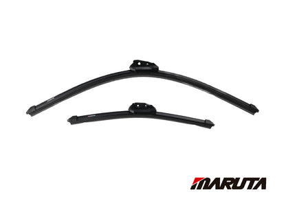 MARUTA Lotus Perl-Effekt Scheibenwischer SET 600 mm / 375 mm (600mm/380mm) - universal - vorne, Aero-dynamik optimierte Wischerblätter aus exklusiver Silikon / Gummimischung (made in Japan) - Bild 8