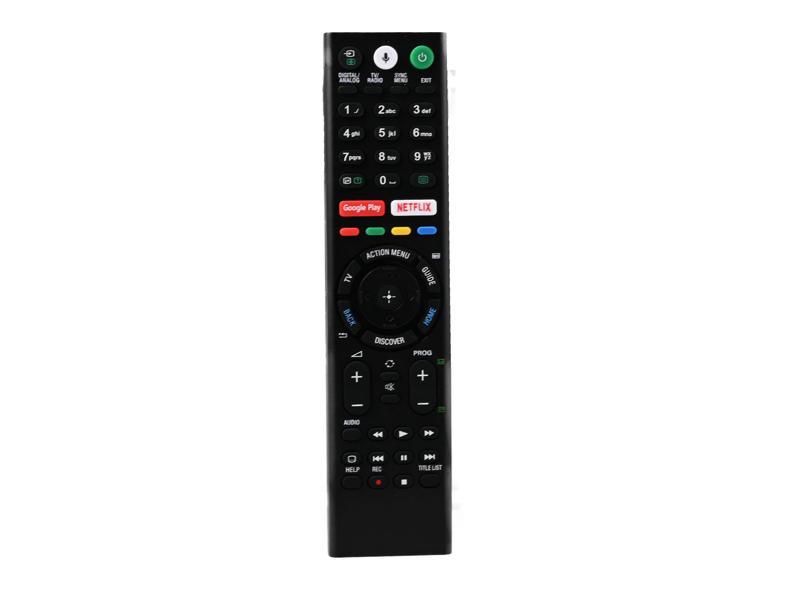 azurano Fernbedienung für SONY RMF-TX300E, 149332011 - SUB RMF-TX200E, 149312913 & RMF-TX201ES, 149330312 - 4K Ultra HD Series XE, XD, XG, SD - mit Sprachfunktion / VOICE - Bild 1
