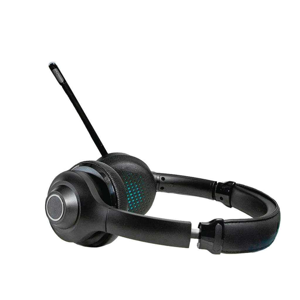 SonidoLab Vibe Wireless On-Ear Headset mit Mikrofon – 45+ h Akku, Bluetooth & Kabel, Multipoint-Headset für PC, Laptop, Gaming & Homeoffice - Bild 4