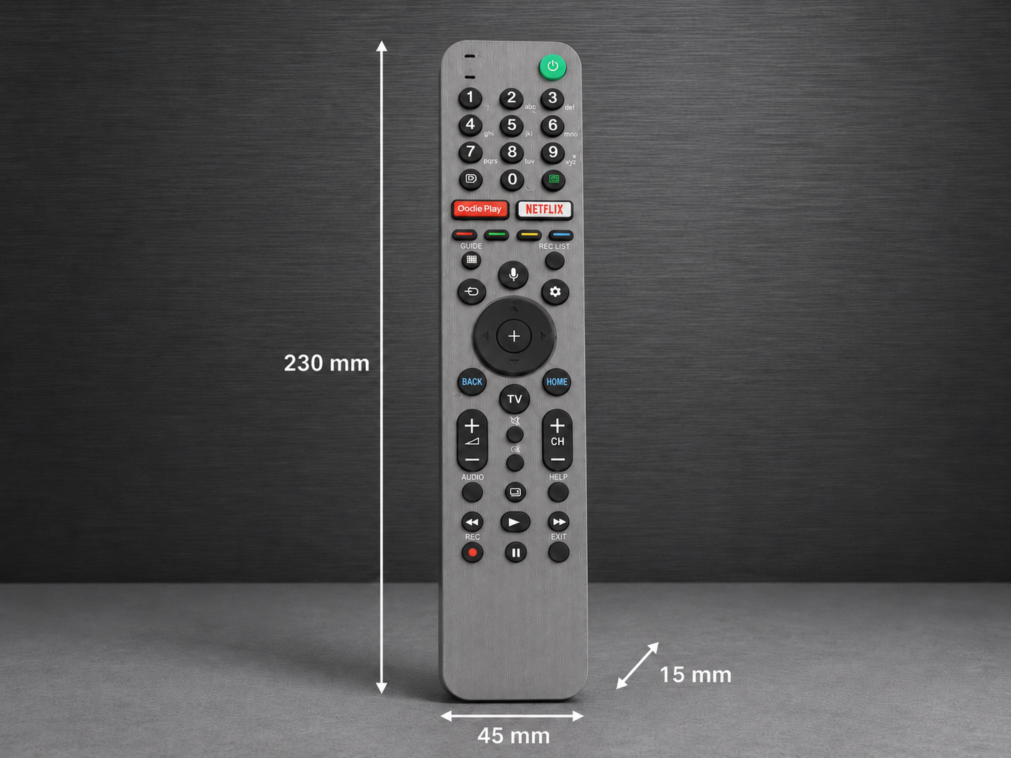 azurano Fernbedienung für SONY RMF-TX600E, 149354811, VOICE – Bild 3